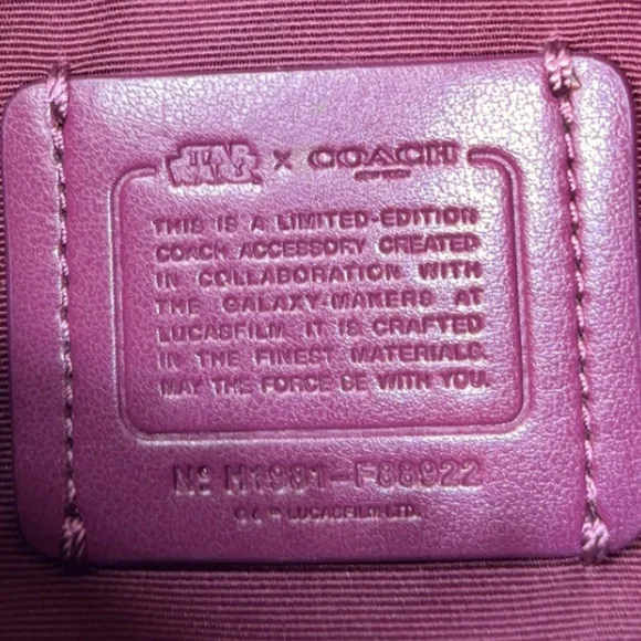 Coach X Star Wars Corner Zip Wristlet EUC - Picture 11 of 12